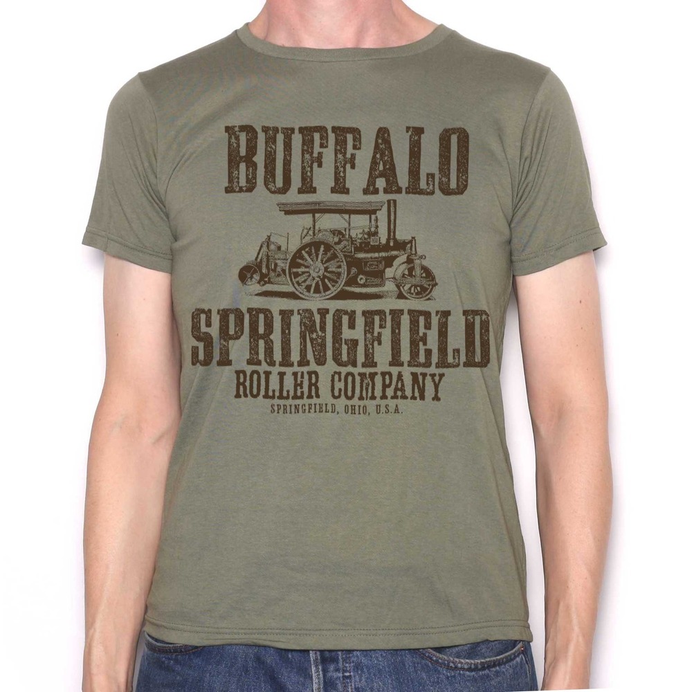 Buffalo Springfield T Shirt - Classic Tractor Roller